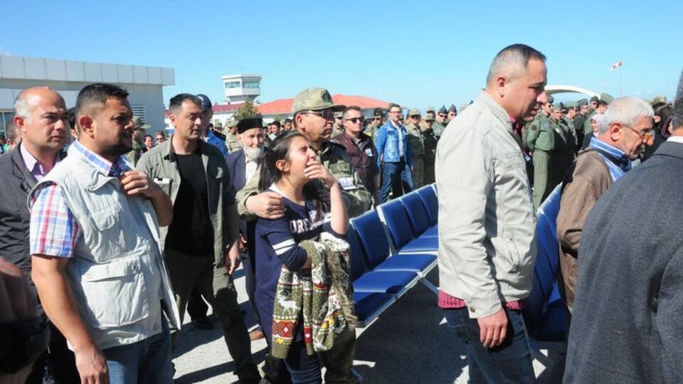 Şehitlere son görev