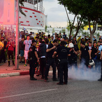 Antalya'da gergin anlar