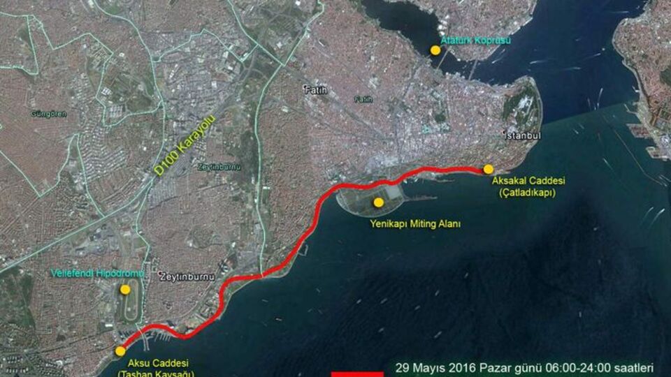 Pazar günü bu yollar kapalı!