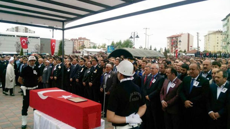 Şehit polis memuru Yıldız son yolculuğuna uğurlandı