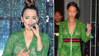 Demet Akalın ve Rihanna aynı elbiseyle...
