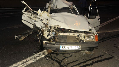 TEM'de trafik kazası: 1 ölü 2 yaralı