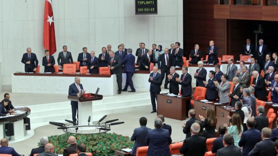 65. Hükümet'e 315 güvenoyu