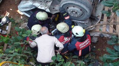 Sancaktepe'de kamyon dehşeti!