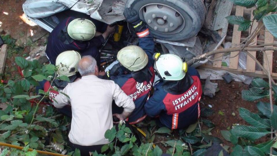 Sancaktepe'de kamyon dehşeti!