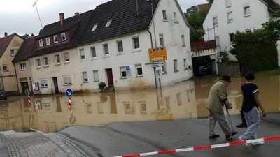 Almanya'da fırtına ve sel: 4 ölü