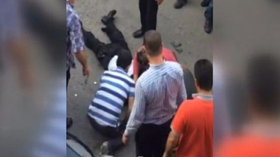 Kamyonet altına aldığı yaşlı adamı böyle sürükledi...