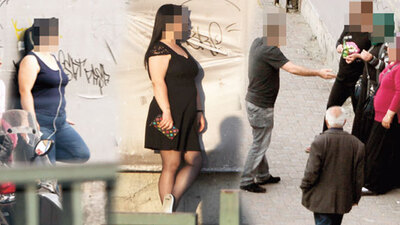 Durakta güpegündüz fuhuş pazarlığı!