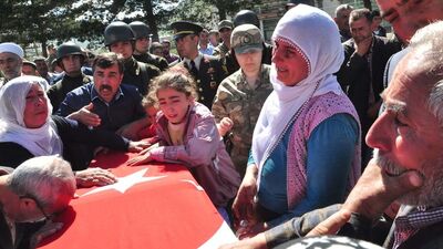 Bitlis'te şehit köy korucusu için tören