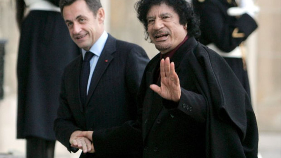 Sarkozy'nin Kaddafi'den yardım aldığı kanıtlandı