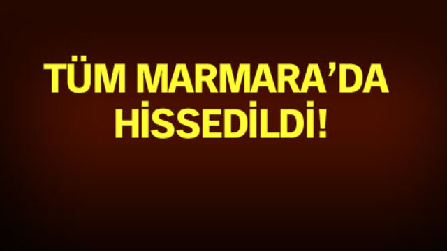 Bursa'da korkutan deprem!