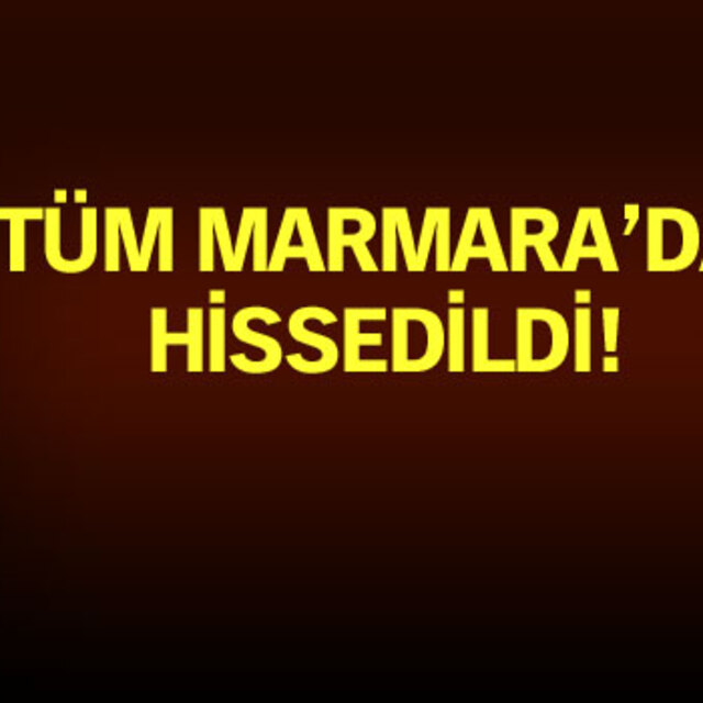 Bursa'da korkutan deprem!