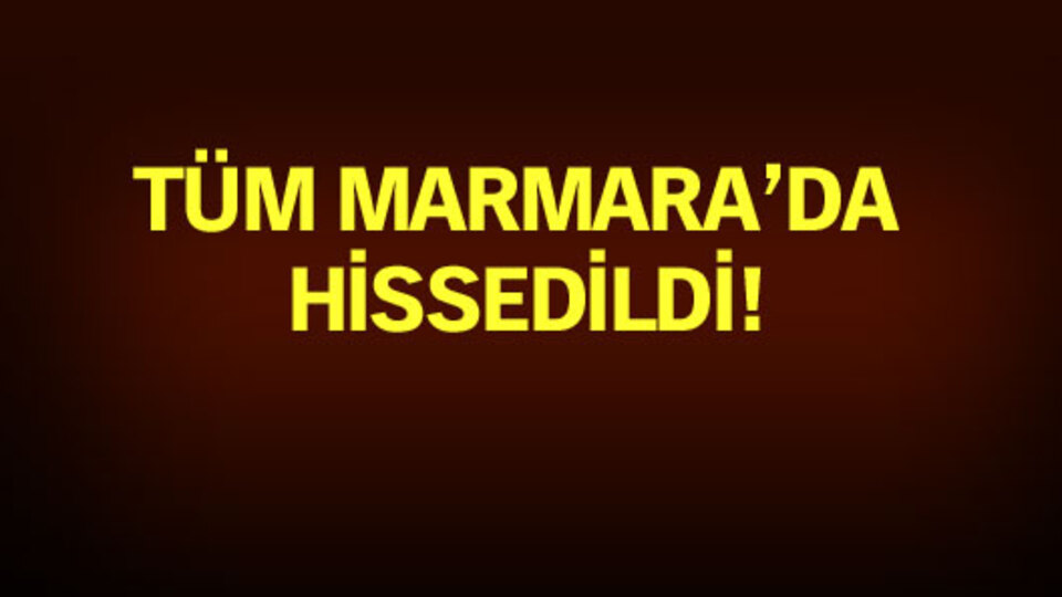 Bursa'da korkutan deprem!