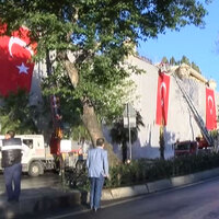 Saldırının izleri böyle kapatıldı!