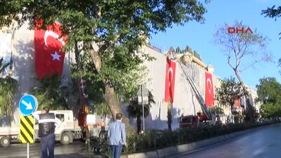 Saldırının izleri böyle kapatıldı!