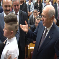 Bahçeli'yi şaşkına çeviren görüntü!