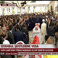 Vezneciler şehitlerine veda