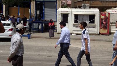 HDP'li Altan Tan'a Mardin Midyat'ta tepki