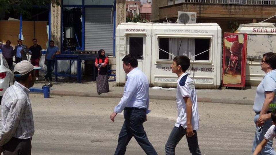 HDP'li Altan Tan'a Mardin Midyat'ta tepki