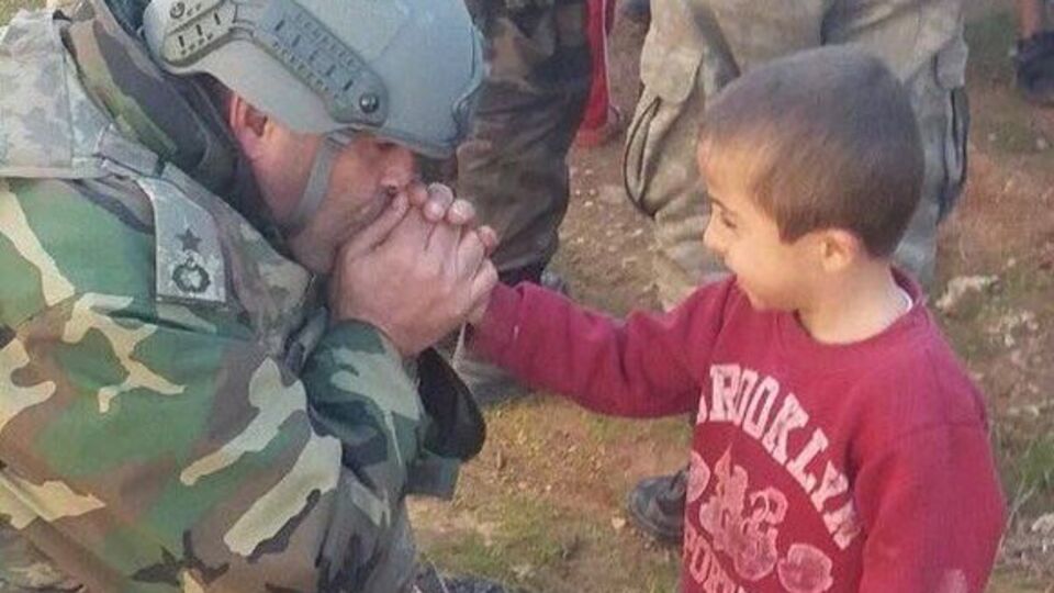 Erdoğan o binbaşıyı ziyaret etti