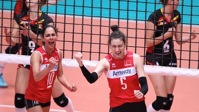 Milli voleybolcular Belçika karşısında