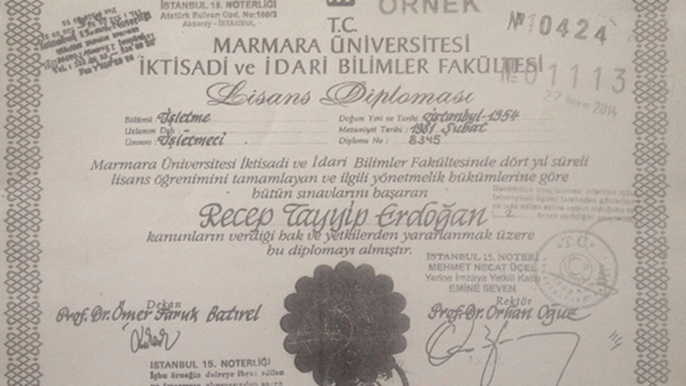 HDP, o diplomayı paylaştı