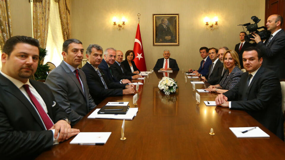 Başbakan Yıldırım TÜSİAD heyetini kabul etti