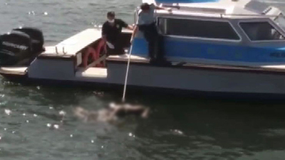 Haliç'te ceset şoku