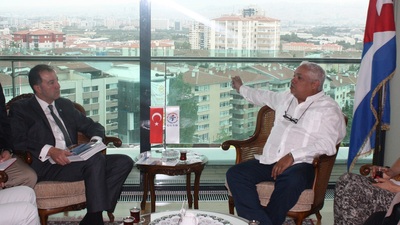 Küba Ankara Büyükelçisi'nden GGYD'ya ziyaret