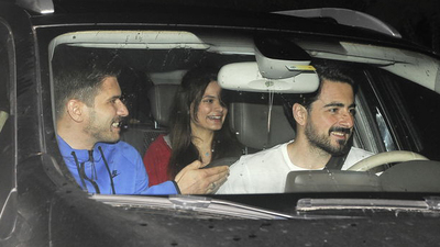 Sevgilisiyle sahur yaptı