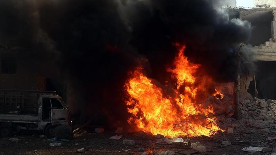Halep'te varil bombalı saldırı