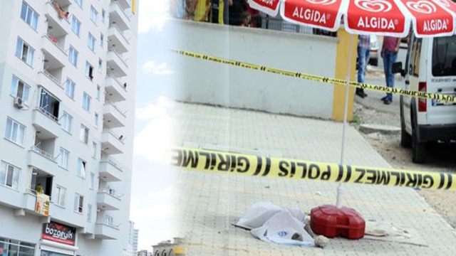 Pencereden bakan küçük çocuk beton zemine çakıldı