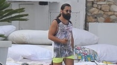 Konserden önce keyif yaptı