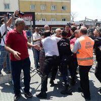 Bakırköy'de hastane önünde kavga