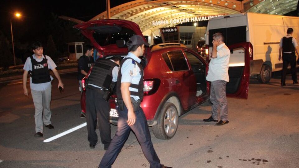 Sabiha Gökçen'de yoğun güvenlik önlemi