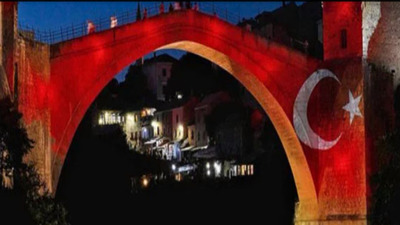 Türkiye'nin acısı Mostar'a yansıdı