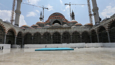 Çamlıca Camisi Kadir Gecesi'ne hazır