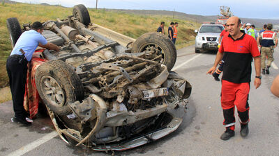 Sivas'ta trafik kazası: 1 ölü 3 yaralı