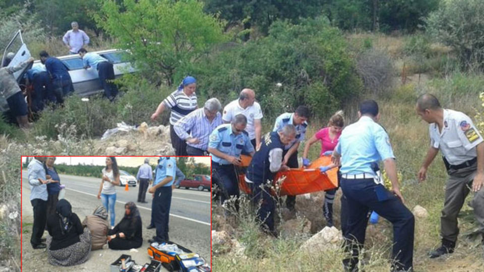 Minibüs kanala uçtu! 10'u çocuk 17 kişi yaralı