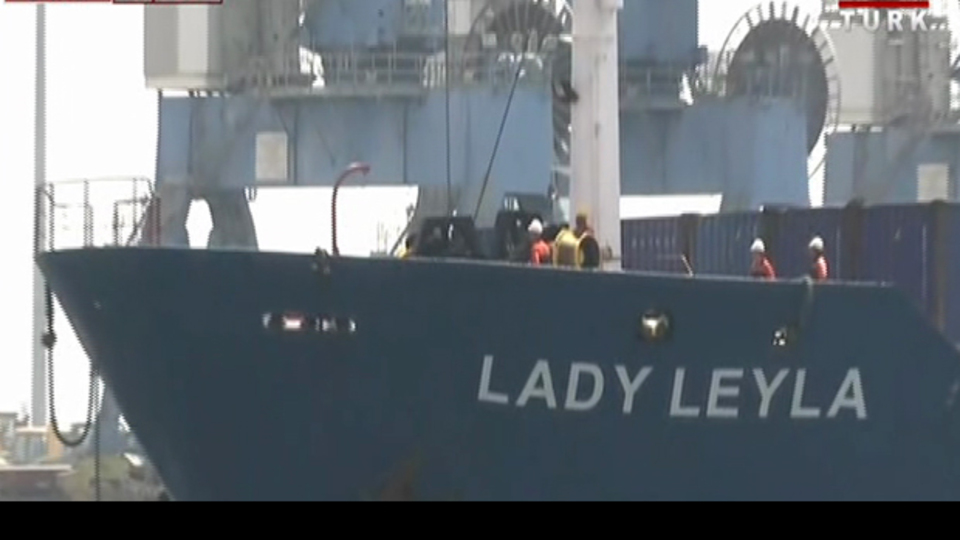 Gazze'ye yardım götüren Lady Leyla İsrail'de!
