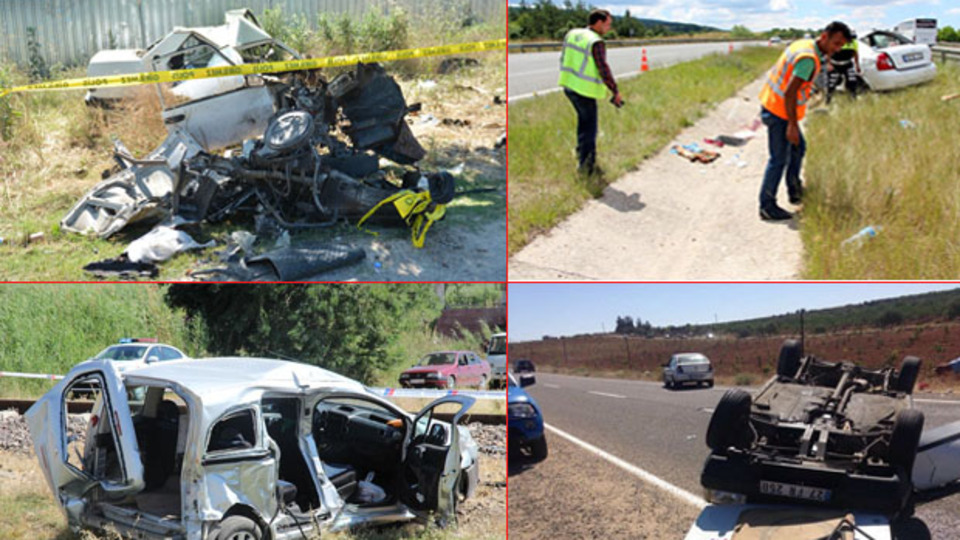 Bayramda yollar kan gölü!