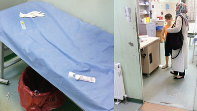 Çocuk acil servisi bu halde!