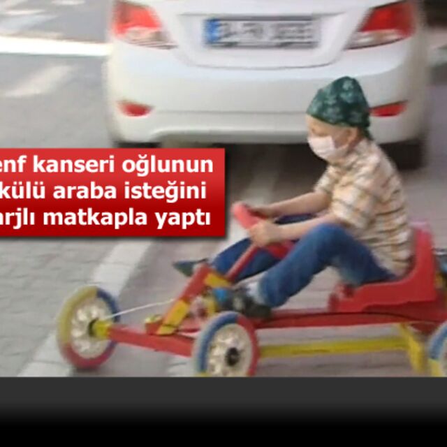 Her şey hasta oğlu mutlu olsun diye...