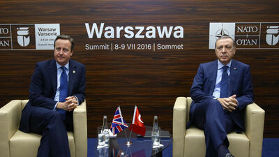 Cumhurbaşkanı Erdoğan, Cameron ile görüştü