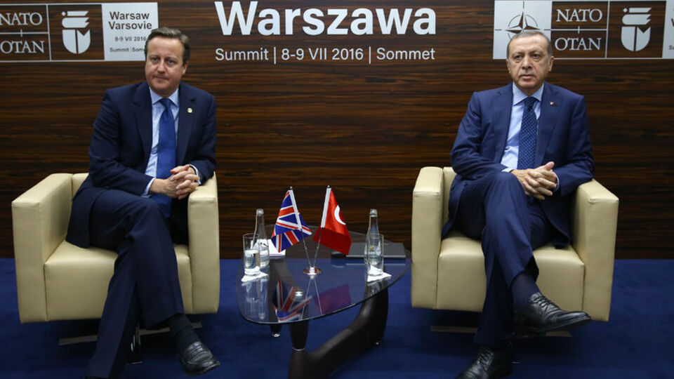 Cumhurbaşkanı Erdoğan, Cameron ile görüştü