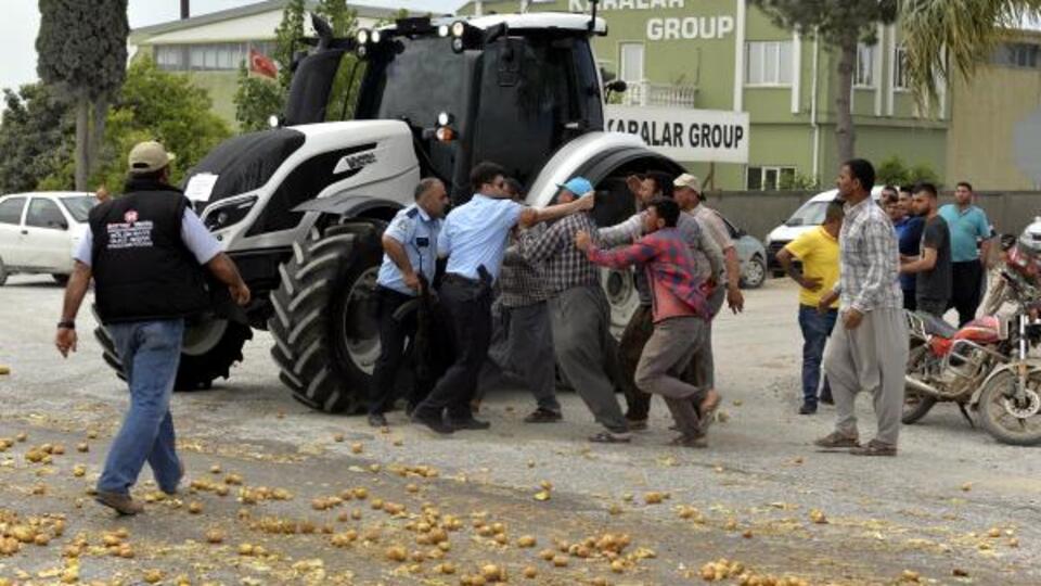 Patates eylemi yapan çiftçilere dava açıldı