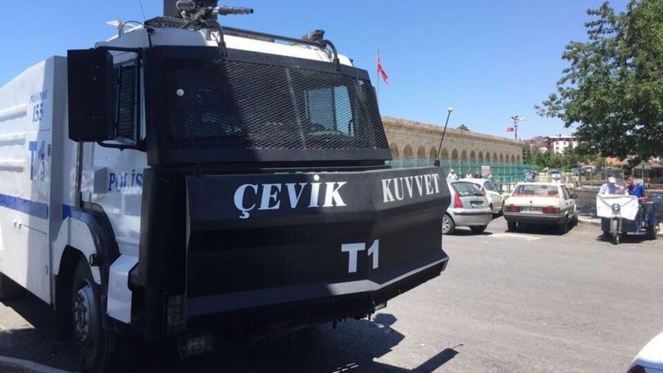 İlçede polisin güvenlik önlemi devam ediyor