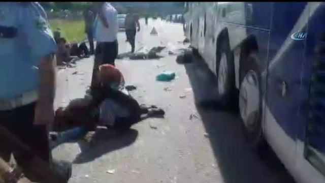 Giresun'da feci kaza: 24 yaralı