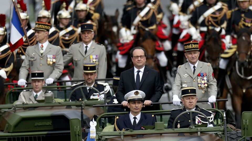 Fransa Milli Günü'nde yoğun güvenlik önlemi