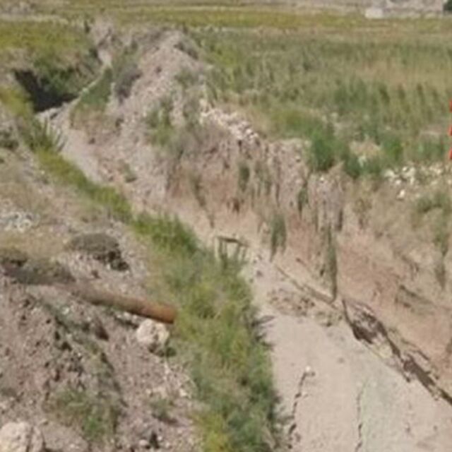 Sınır kapısına 1,5 kilometrelik kablo!